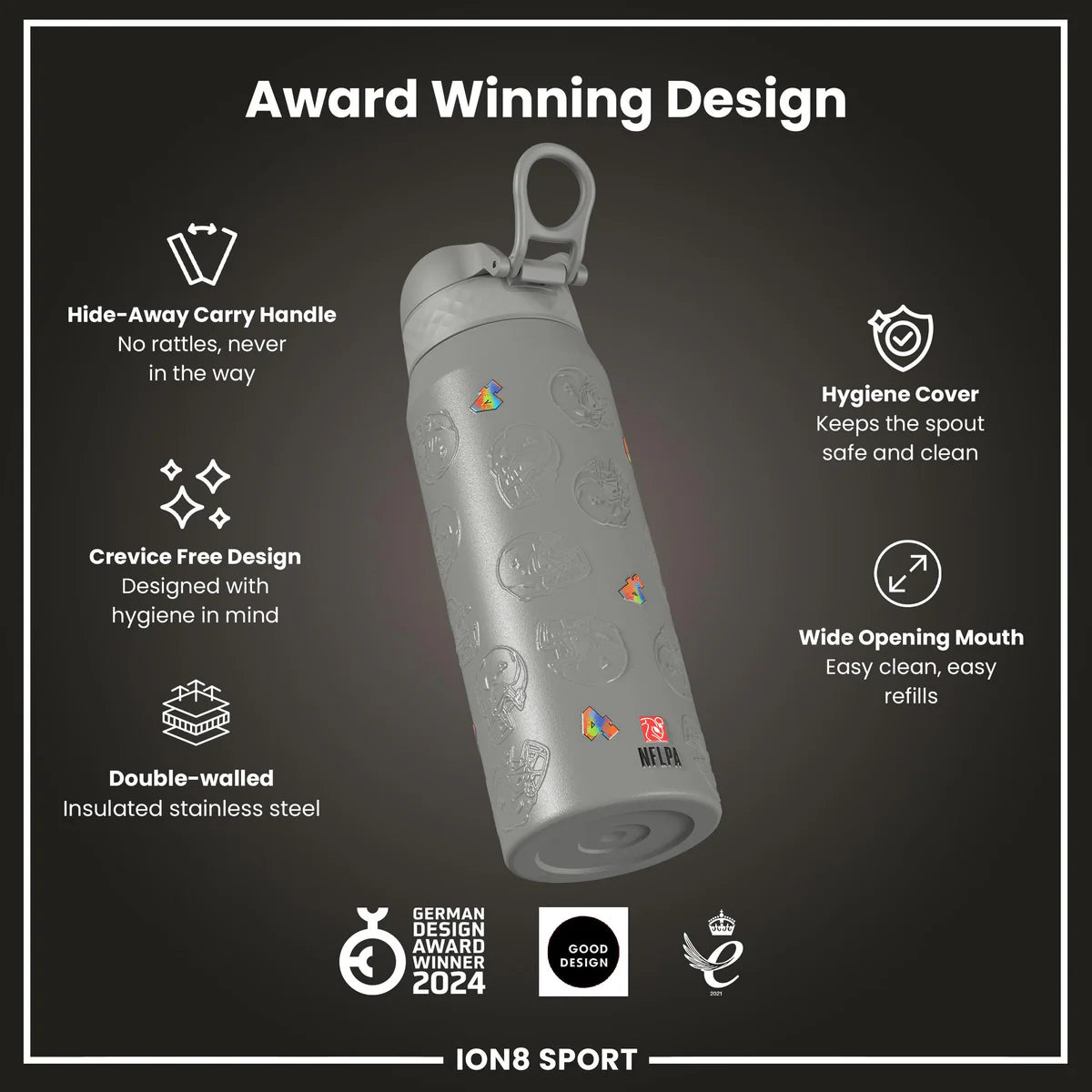 NFL x ION8 - DK Metcalf Insulated Water Bottle - 750ml