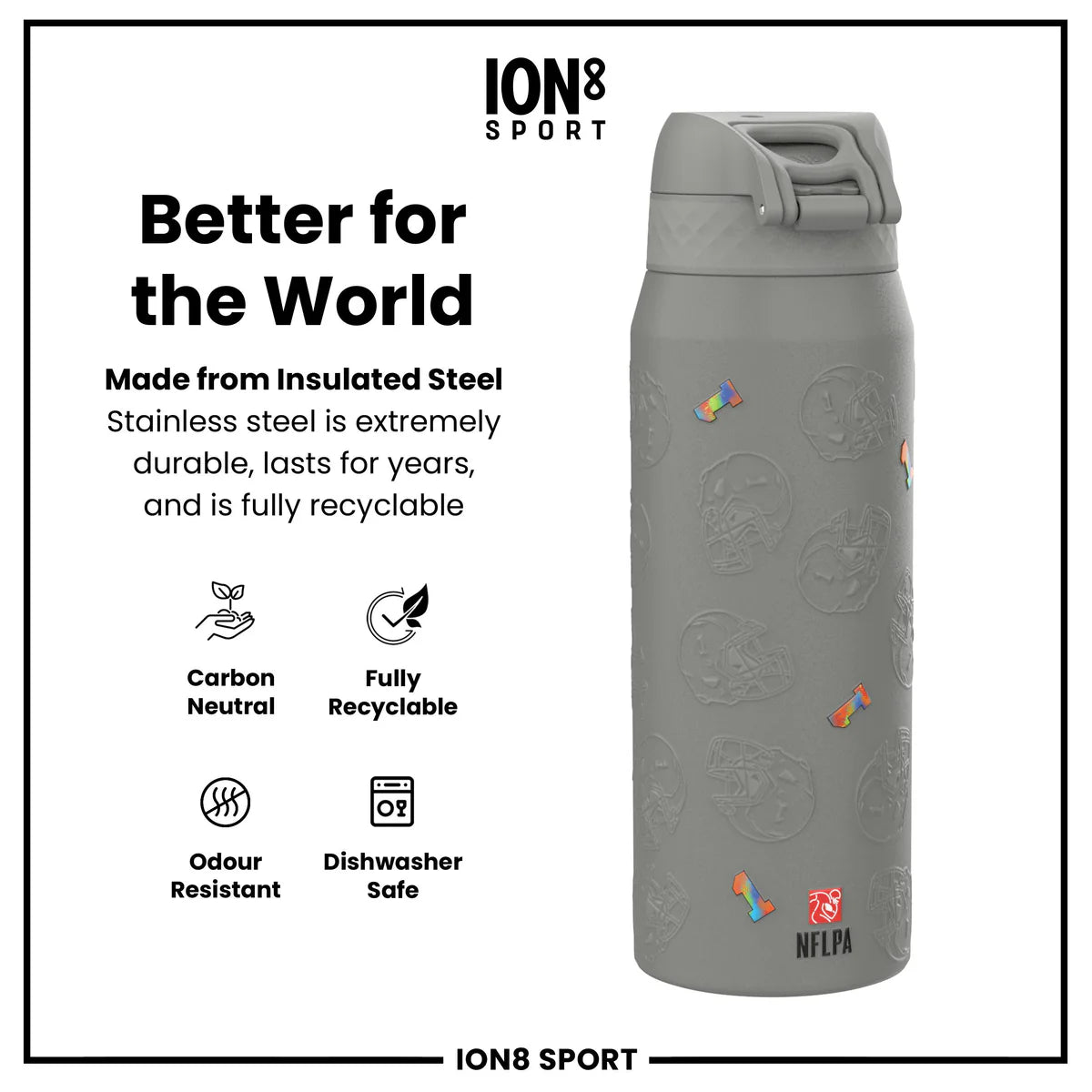 NFL x ION8 - Ja'Marr Chase Insulated Water Bottle - 750ml