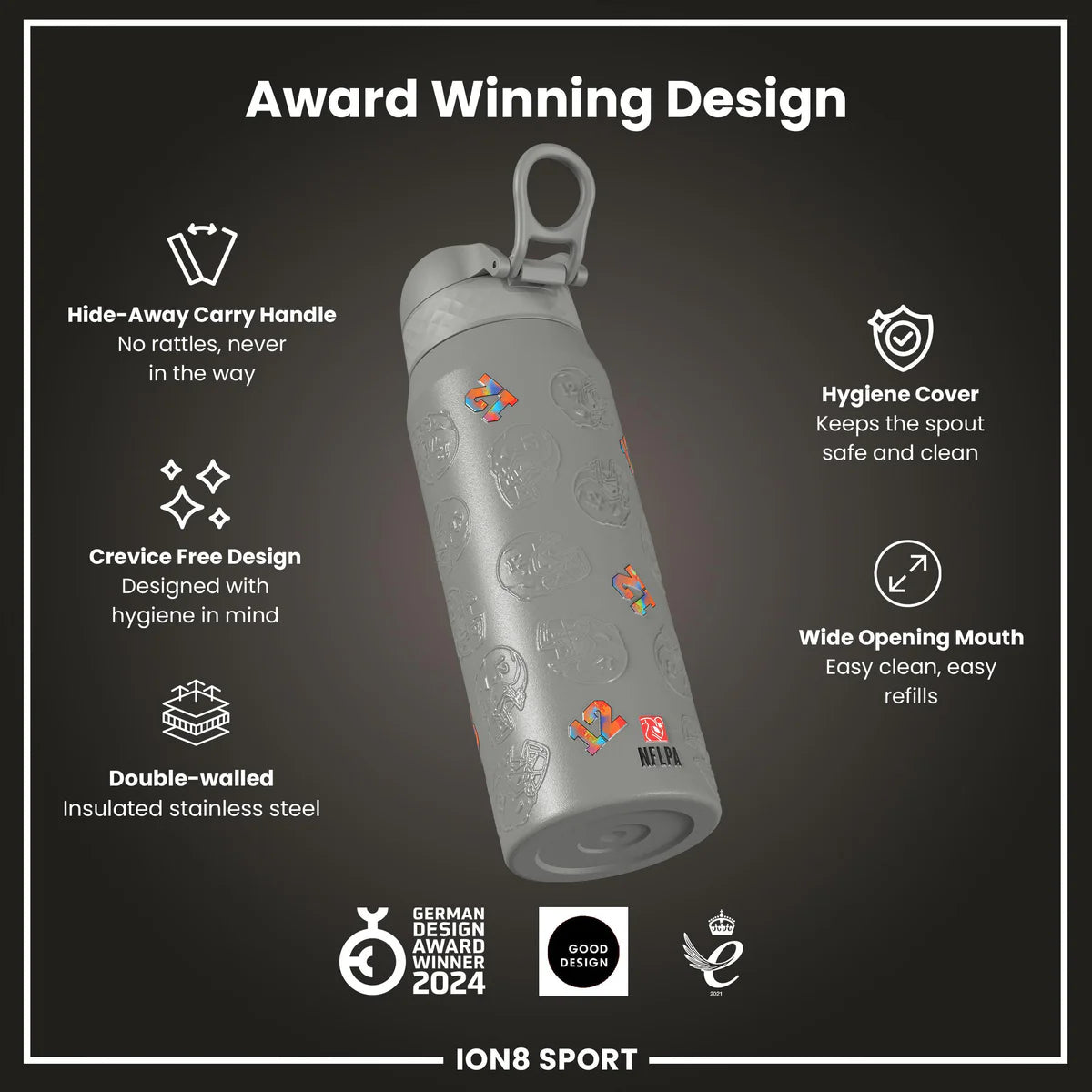 NFL x ION8 - Puka Nacua Insulated Water Bottle - 750ml