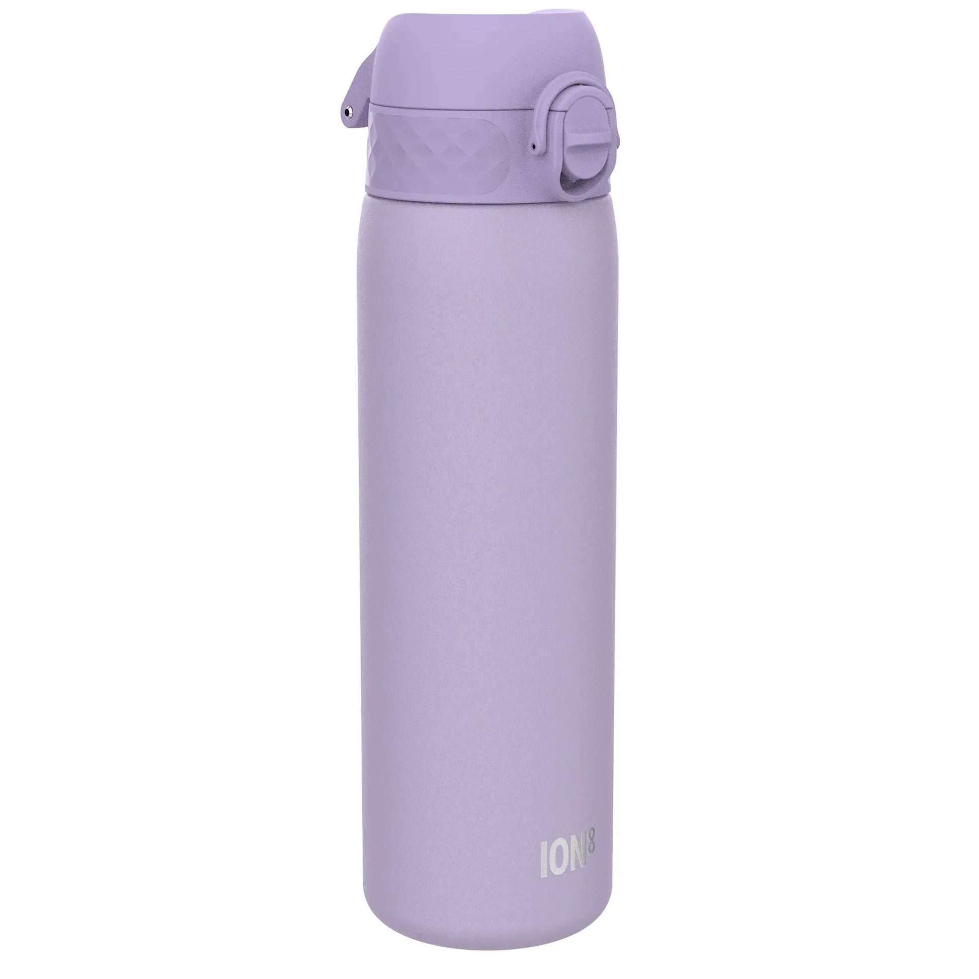 Leak Proof Slim Thermal Steel Water Bottle, Vacuum Insulated, Light Purple, 500ml (17oz) Ion8