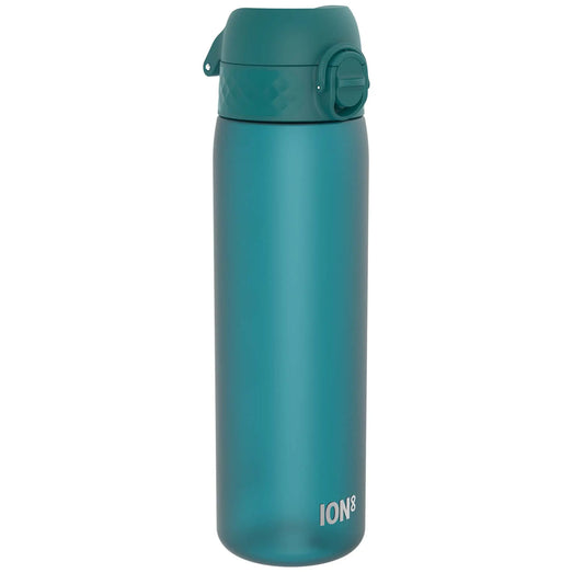 Leak Proof Slim Water Bottle, Recyclon™, Aqua, 500ml (18oz) Ion8