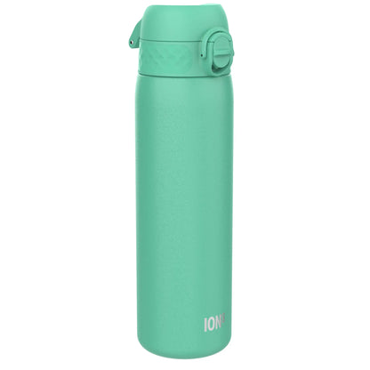 Leak Proof Slim Water Bottle, Stainless Steel, Teal, 600ml (20oz) Ion8