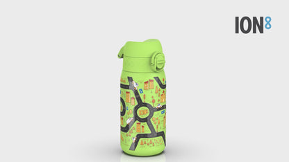 Leak Proof Water Bottle, Stainless Steel, Cars, 400ml (13oz)