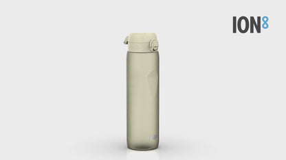 Leak Proof 1 litre Water Bottle, Recyclon, White, 1L