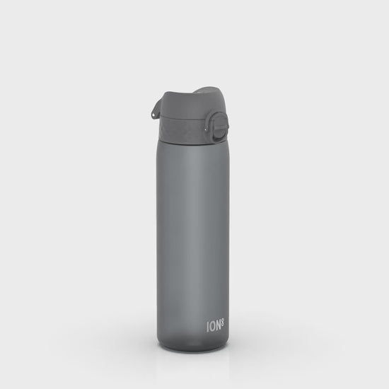 360 Video View of Ion8 Leak Proof Slim Water Bottle, BPA Free, Grey, 600ml (20oz)