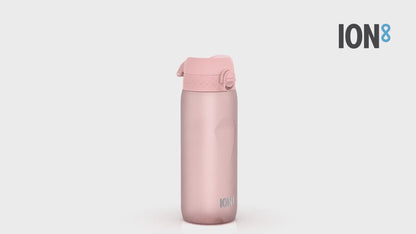 360 Video View of Ion8 Leak Proof Water Bottle, BPA Free, Rose Quartz, 750ml (24oz)